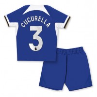 Chelsea Marc Cucurella #3 Replica Home Minikit 2023-24 Short Sleeve (+ pants)